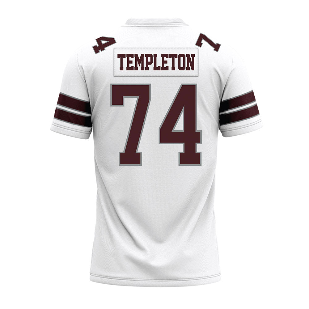 Montana - NCAA Football : Tate Templeton - White Premium Football Jersey-1