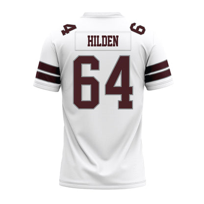 Montana - NCAA Football : Matt Hilden - White Premium Football Jersey-1