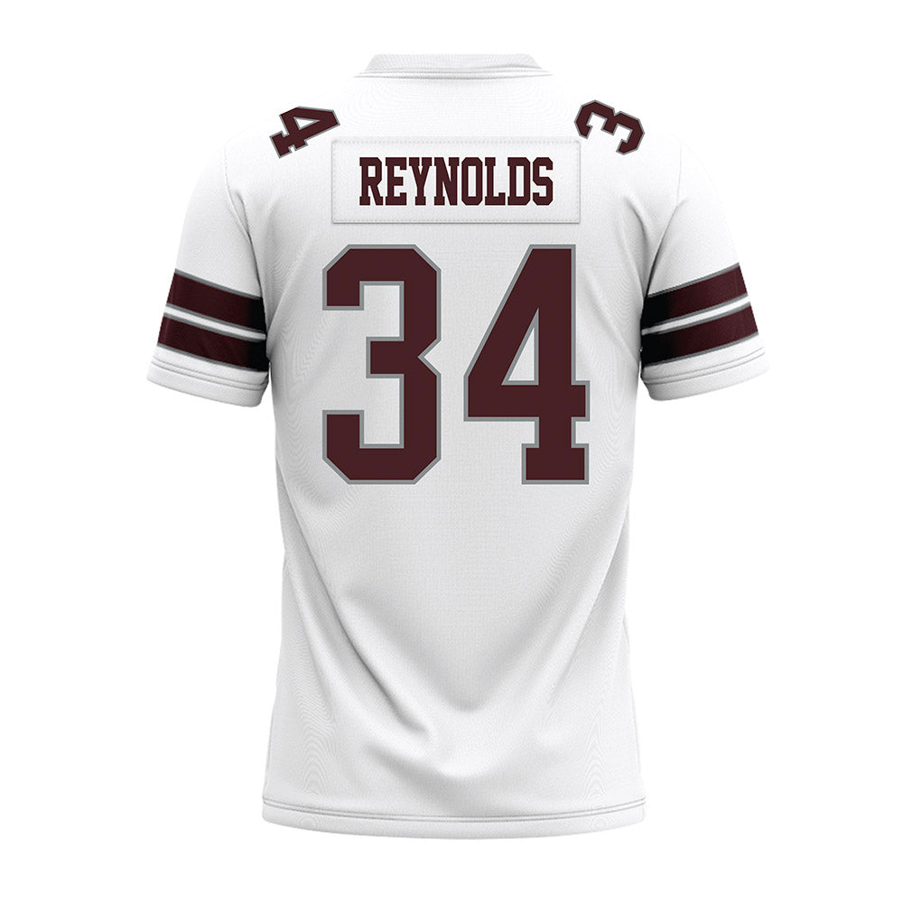 Montana - NCAA Football : Talen Reynolds - White Premium Football Jersey-1