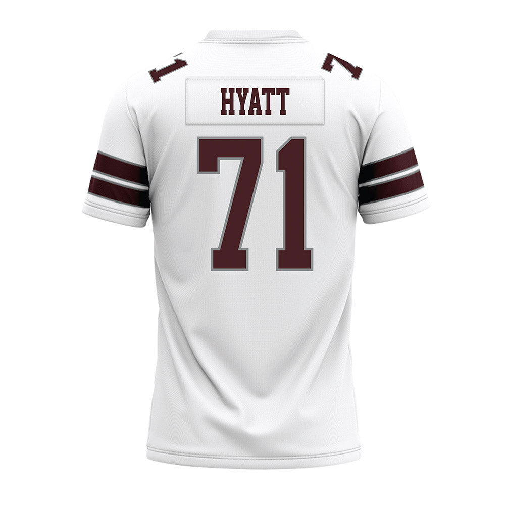 Montana - NCAA Football : Quinlan Hyatt - White Premium Football Jersey-1