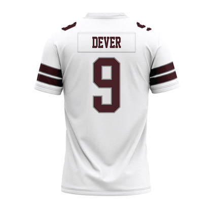 Montana - NCAA Football : Jordan Dever - White Premium Football Jersey-1