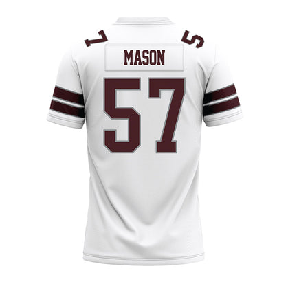Montana - NCAA Football : Jake Mason - White Premium Football Jersey-1