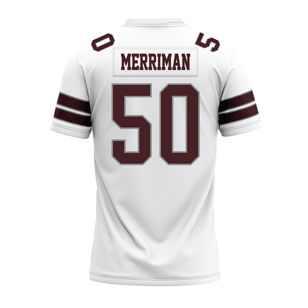 Montana - NCAA Football : Samuel Merriman - White Premium Football Jersey-1
