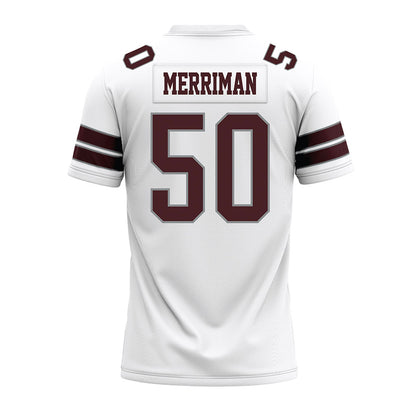 Montana - NCAA Football : Samuel Merriman - White Premium Football Jersey-1