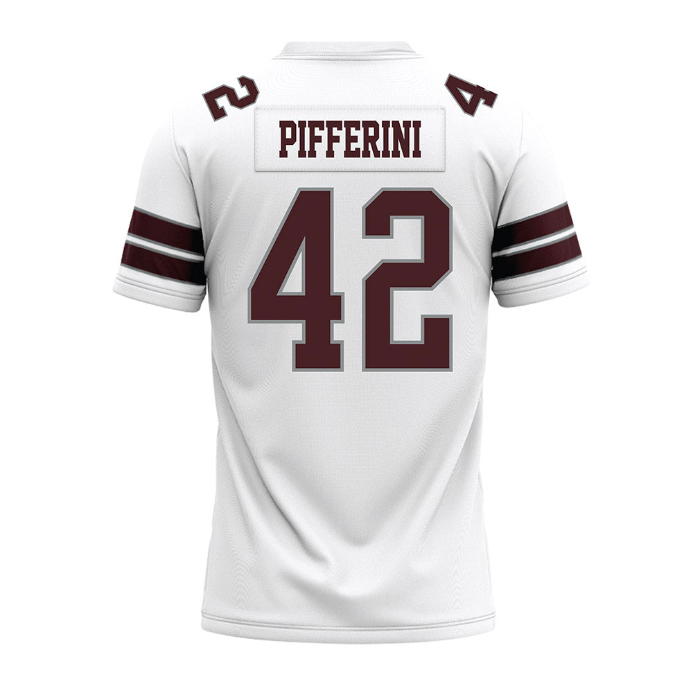 Montana - NCAA Football : Giovanni Pifferini - White Premium Football Jersey-1
