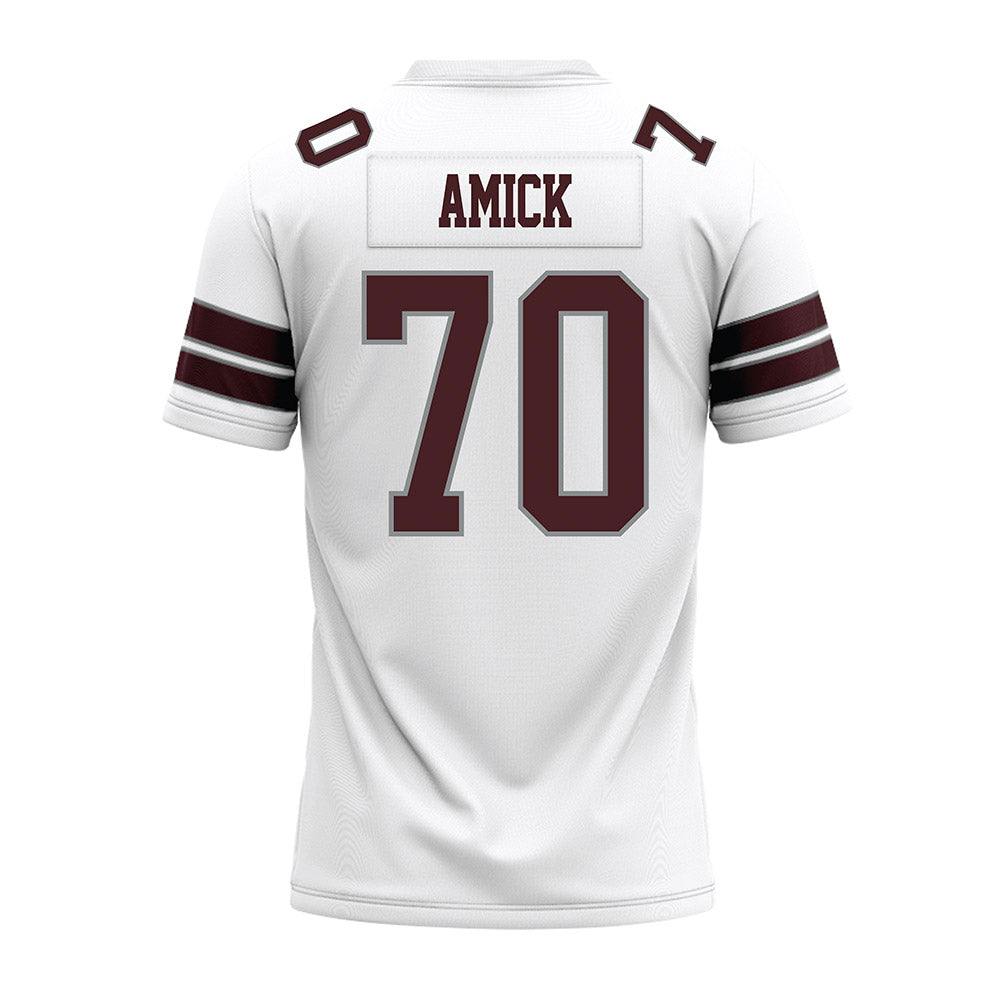 Montana - NCAA Football : Colin Amick - White Premium Football Jersey-1