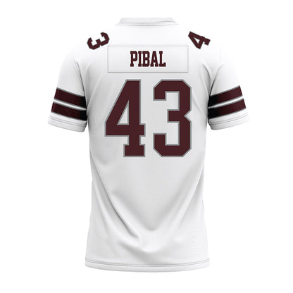 Montana - NCAA Football : Grayson Pibal - White Premium Football Jersey-1