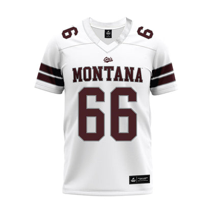 Montana - NCAA Football : Brandon Casey - White Premium Football Jersey-0