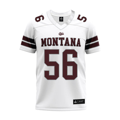 Montana - NCAA Football : Hunter Peck - White Premium Football Jersey-0