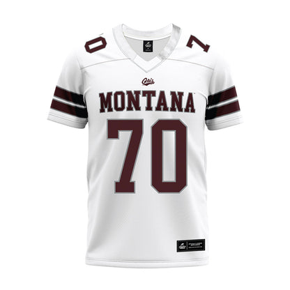 Montana - NCAA Football : Colin Amick - White Premium Football Jersey-0