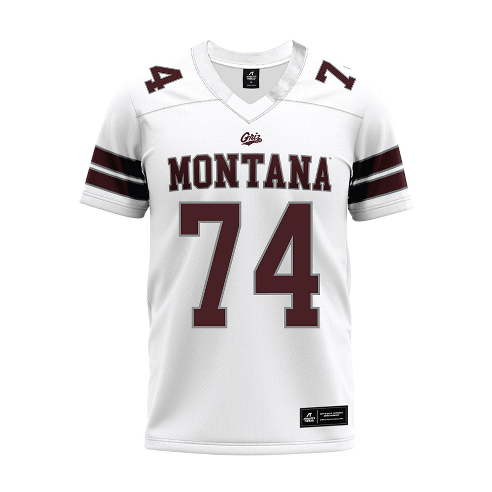 Montana - NCAA Football : Tate Templeton - White Premium Football Jersey-0