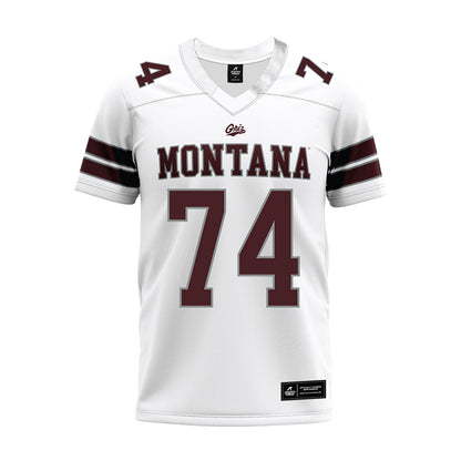 Montana - NCAA Football : Tate Templeton - White Premium Football Jersey-0