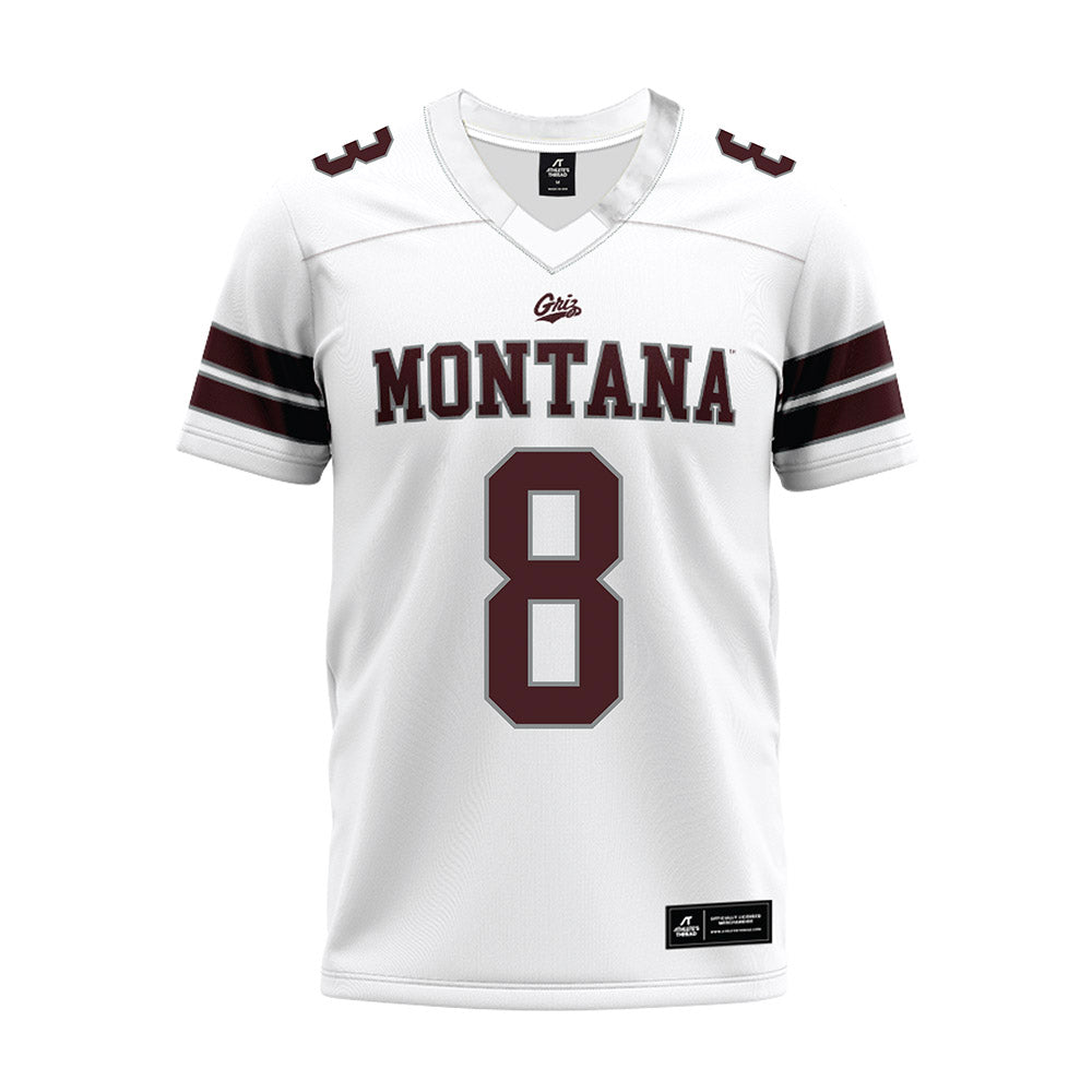 Montana - NCAA Football : Keali'i Ah Yat - White Premium Football Jersey-0