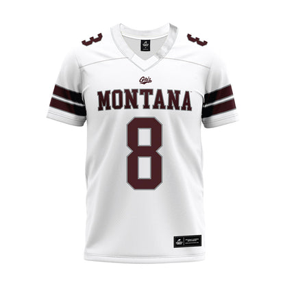 Montana - NCAA Football : Keali'i Ah Yat - White Premium Football Jersey-0