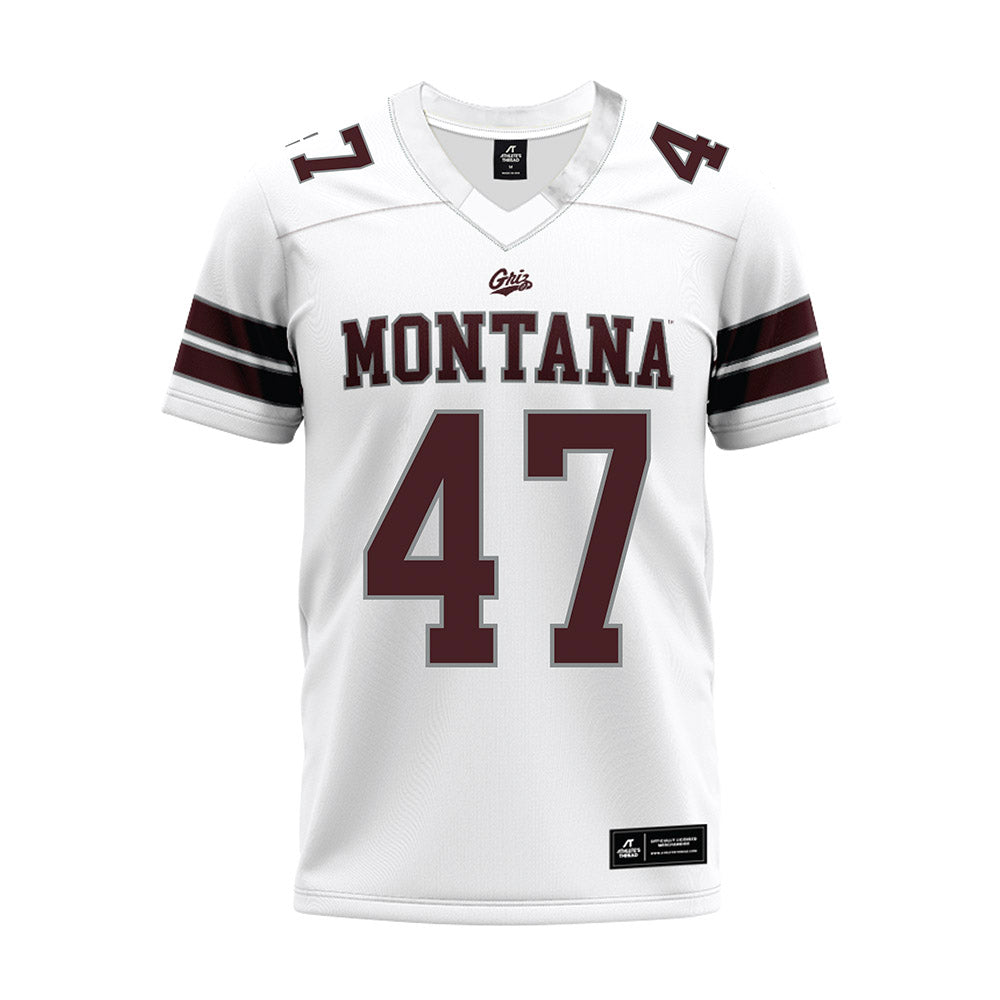 Montana - NCAA Football : Kellen Detrick - White Premium Football Jersey-0