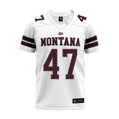 Montana - NCAA Football : Kellen Detrick - White Premium Football Jersey-0