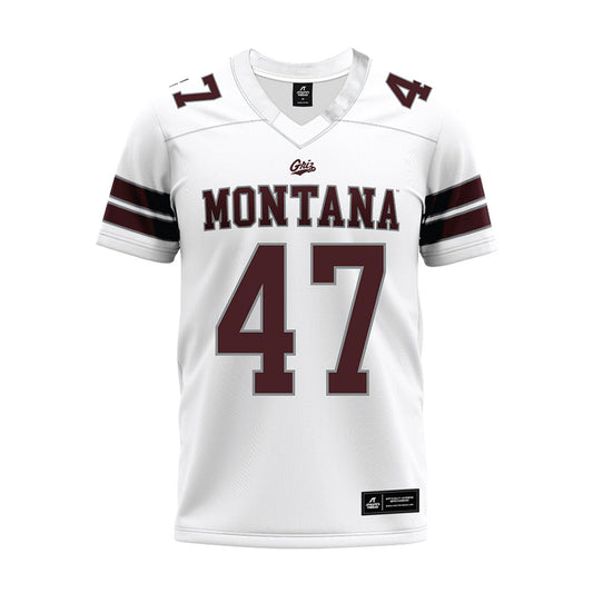 Montana - NCAA Football : Kellen Detrick - White Premium Football Jersey-0