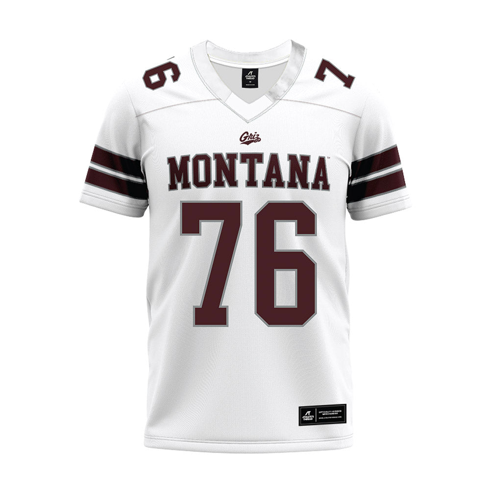 Montana - NCAA Football : Patrick Matan - White Premium Football Jersey-0
