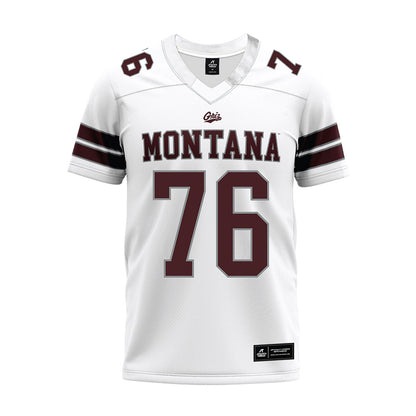 Montana - NCAA Football : Patrick Matan - White Premium Football Jersey-0