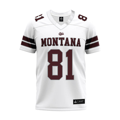 Montana - NCAA Football : Joshua Gale - White Premium Football Jersey-0