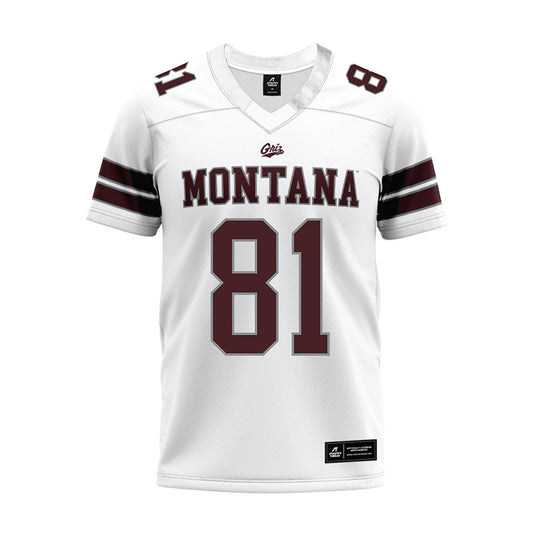 Montana - NCAA Football : Joshua Gale - White Premium Football Jersey-0