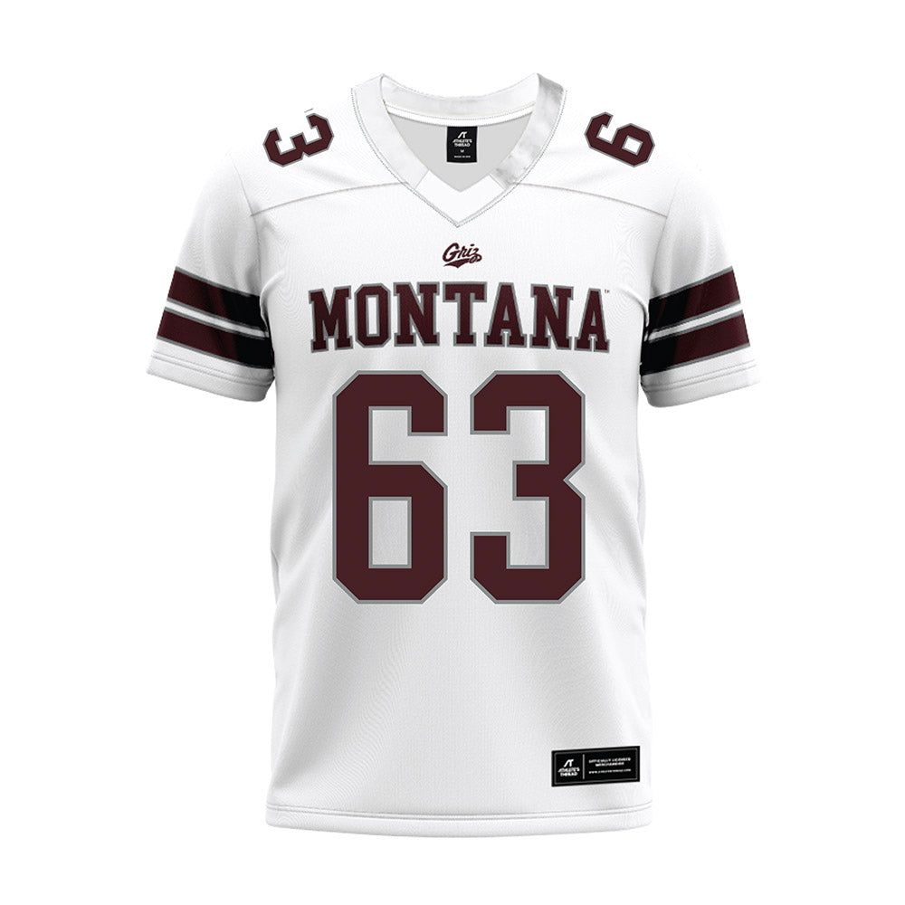 Montana - NCAA Football : Dylan Cohen - White Premium Football Jersey-0