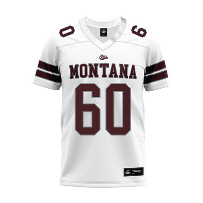 Montana - NCAA Football : Dillon Botner - White Premium Football Jersey-0