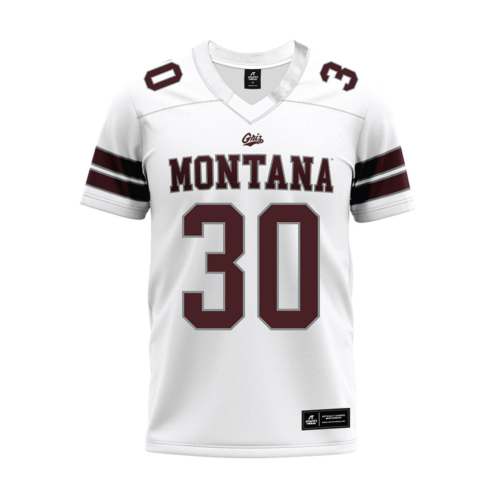 Montana - NCAA Football : Kade Cutler - White Premium Football Jersey-0