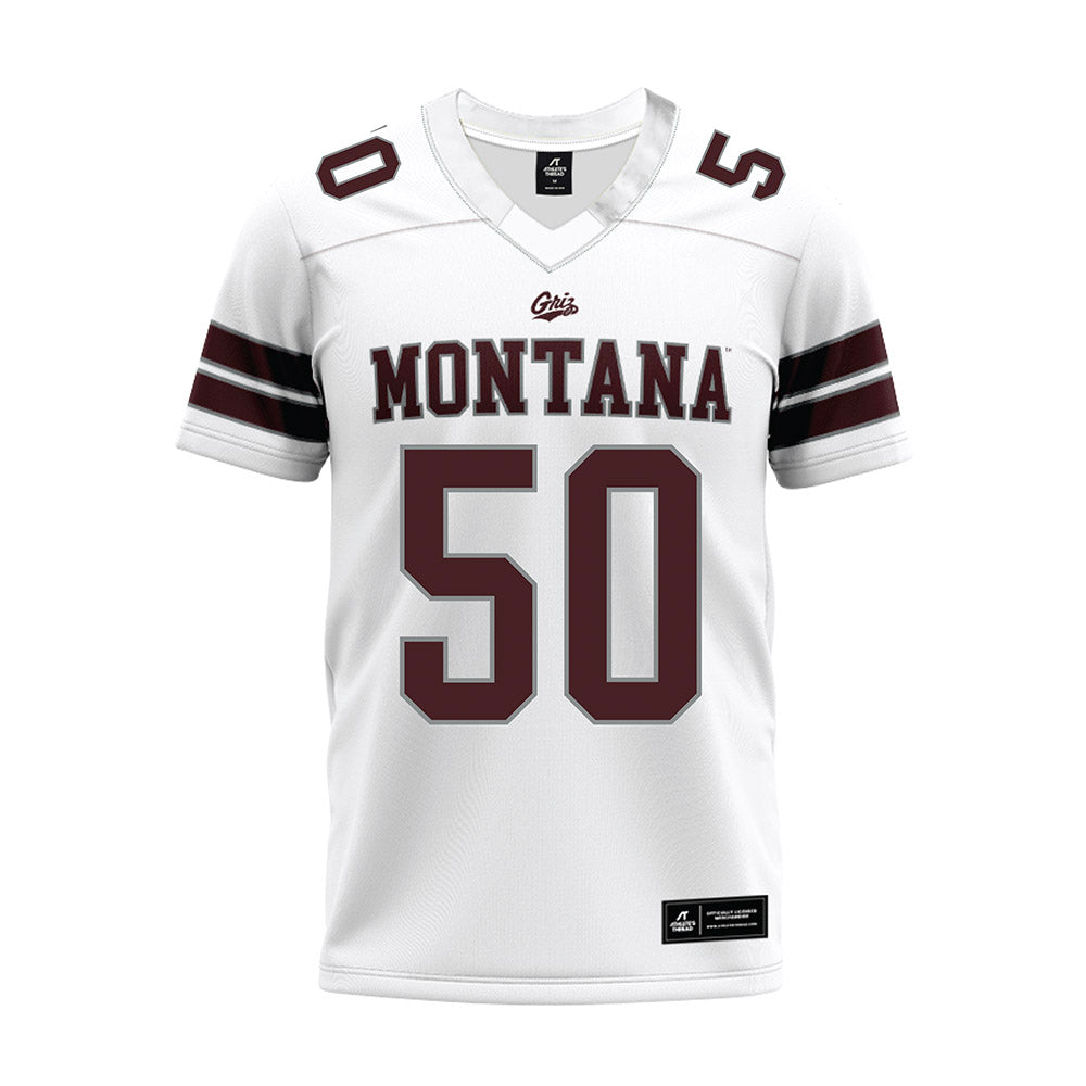 Montana - NCAA Football : Samuel Merriman - White Premium Football Jersey-0