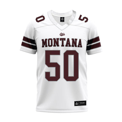 Montana - NCAA Football : Samuel Merriman - White Premium Football Jersey-0