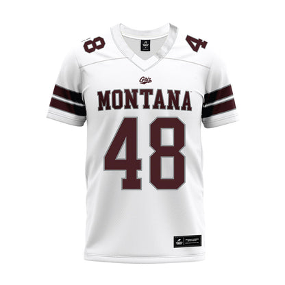 Montana - NCAA Football : Styles Goodman - White Premium Football Jersey-0