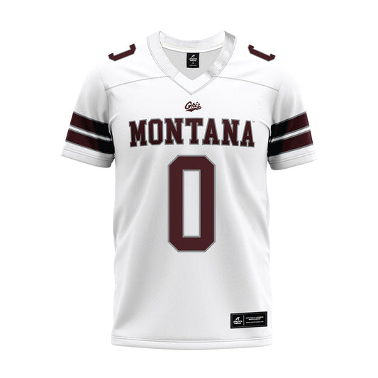 Montana - NCAA Football : Monte Gillman - White Premium Football Jersey-0