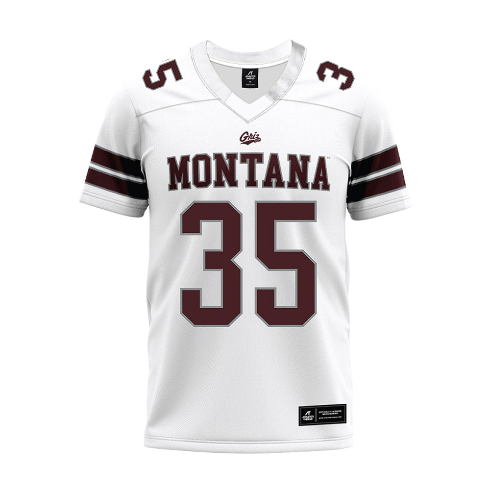 Montana - NCAA Football : Grady Walker - White Premium Football Jersey-0
