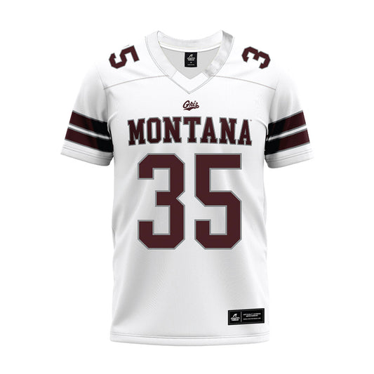 Montana - NCAA Football : Grady Walker - White Premium Football Jersey-0