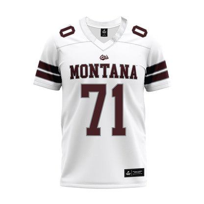 Montana - NCAA Football : Quinlan Hyatt - White Premium Football Jersey-0