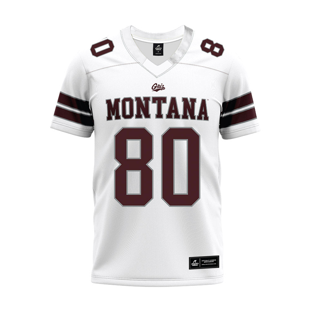 Montana - NCAA Football : Jammel Ward - White Premium Football Jersey-0