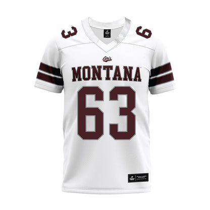 Montana - NCAA Football : Kaikoa Kanakaole - White Premium Football Jersey-0