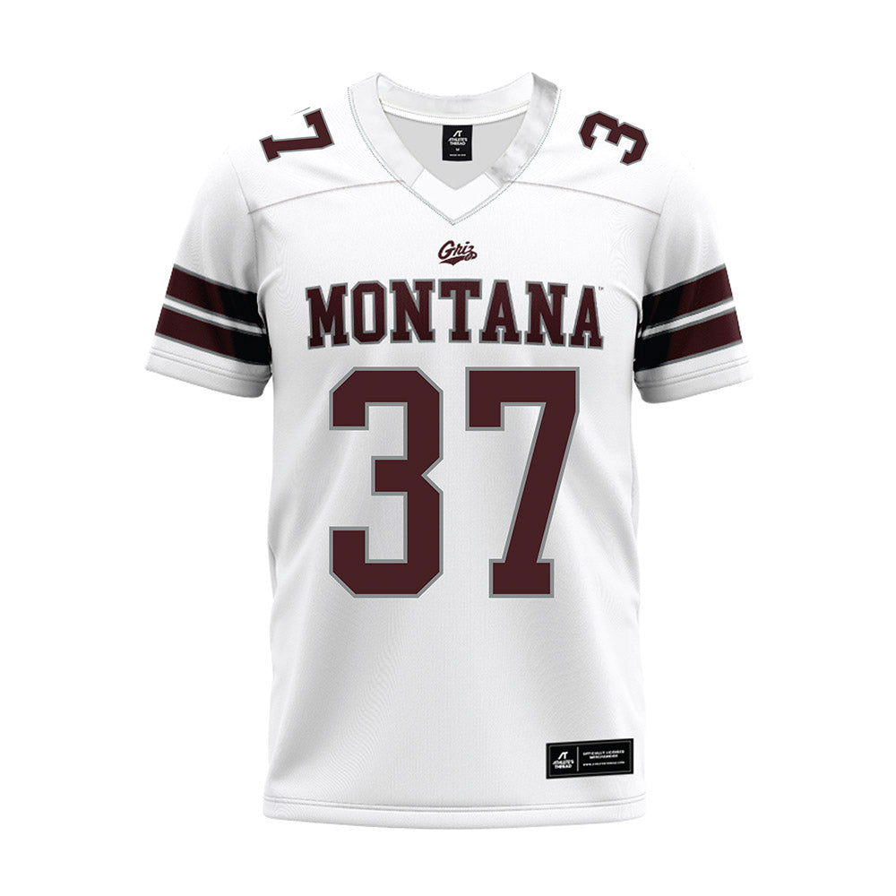 Montana - NCAA Football : Clay Oven - White Premium Football Jersey-0