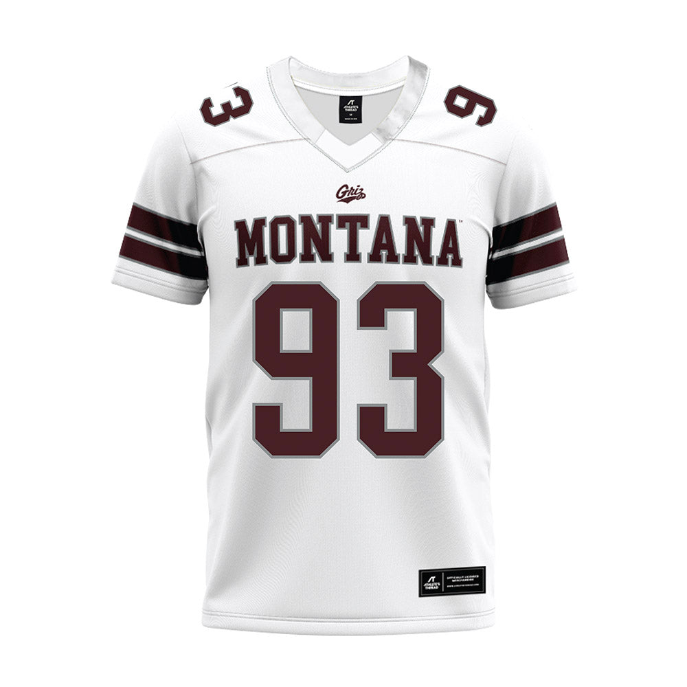 Montana - NCAA Football : Cole Muilenburg - White Premium Football Jersey-0