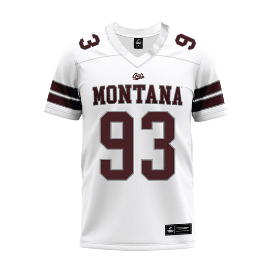 Montana - NCAA Football : Cole Muilenburg - White Premium Football Jersey-0