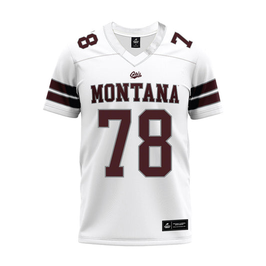 Montana - NCAA Football : Lucas Freitas - White Premium Football Jersey-0