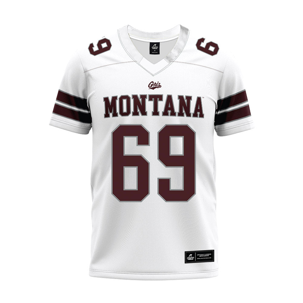 Montana - NCAA Football : Cannon Panfiloff - White Premium Football Jersey-0