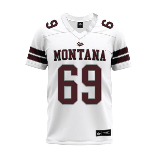 Montana - NCAA Football : Cannon Panfiloff - White Premium Football Jersey-0