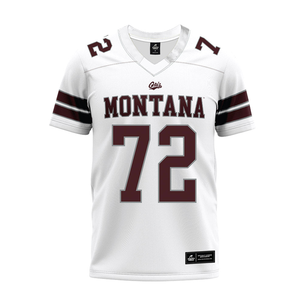 Montana - NCAA Football : Cade Klimczak - White Premium Football Jersey-0