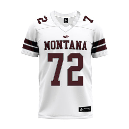 Montana - NCAA Football : Cade Klimczak - White Premium Football Jersey-0
