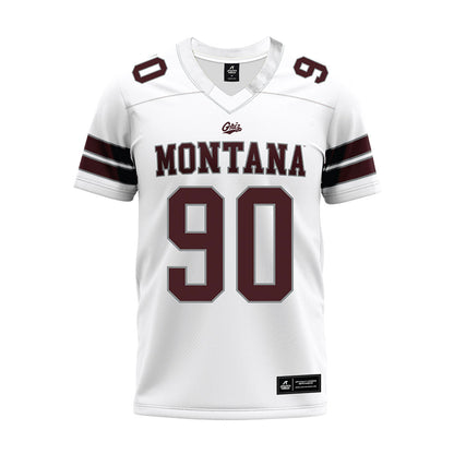 Montana - NCAA Football : Jareb Ramos - White Premium Football Jersey-0