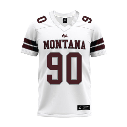 Montana - NCAA Football : Jareb Ramos - White Premium Football Jersey-0