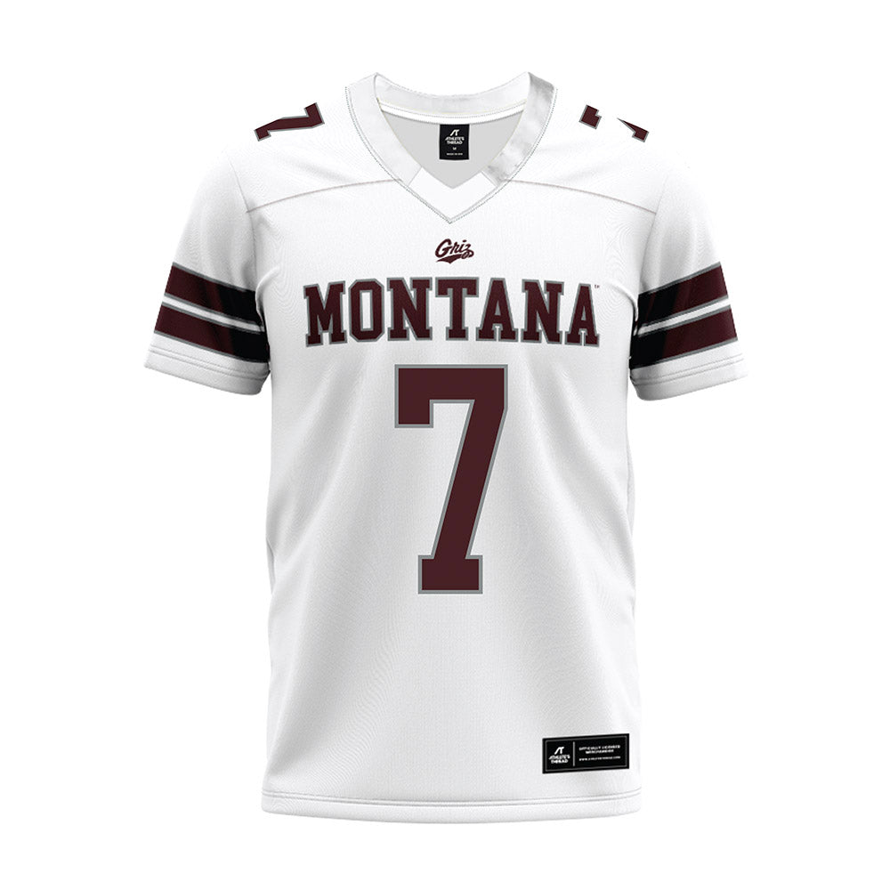 Montana - NCAA Football : Va'aimalae Fonoti - White Premium Football Jersey-0