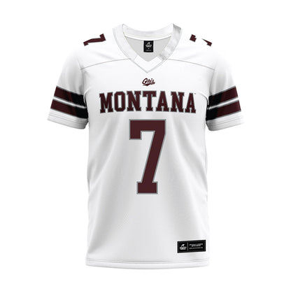 Montana - NCAA Football : Va'aimalae Fonoti - White Premium Football Jersey-0
