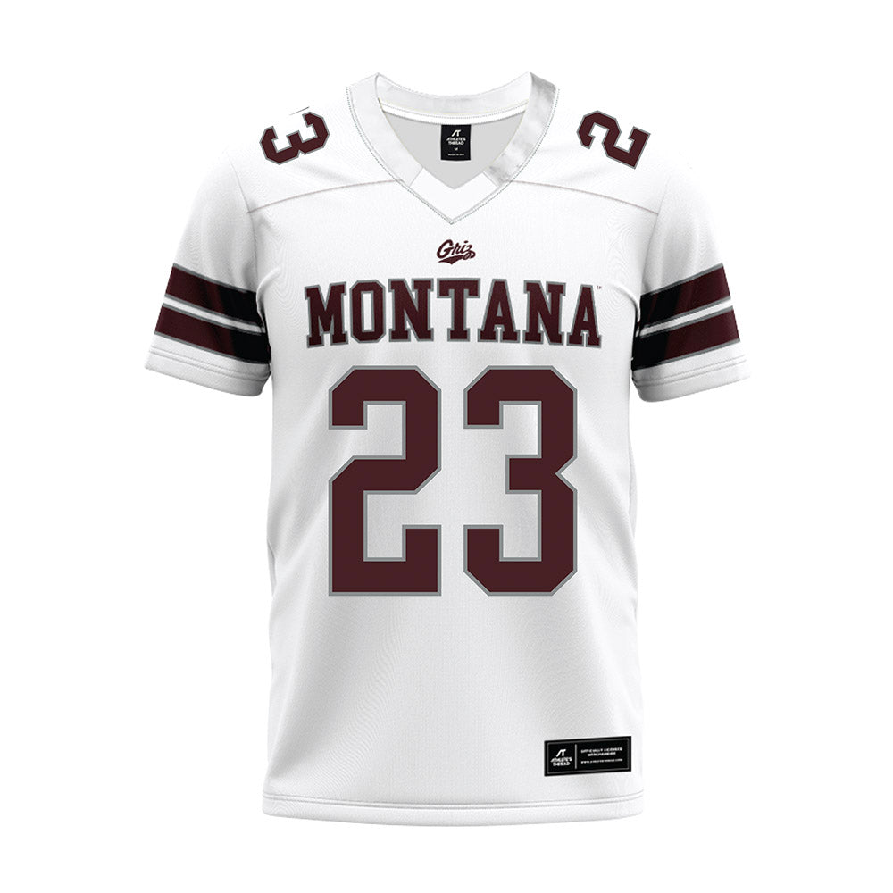 Montana - NCAA Football : rashid Mansour - White Premium Football Jersey-0